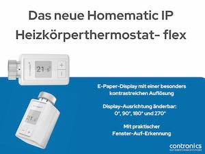 Intelligente Wärme für jedes Zuhause: Das neue Homematic IP Heizkörperthermostat - flex - Beitragsvorschau