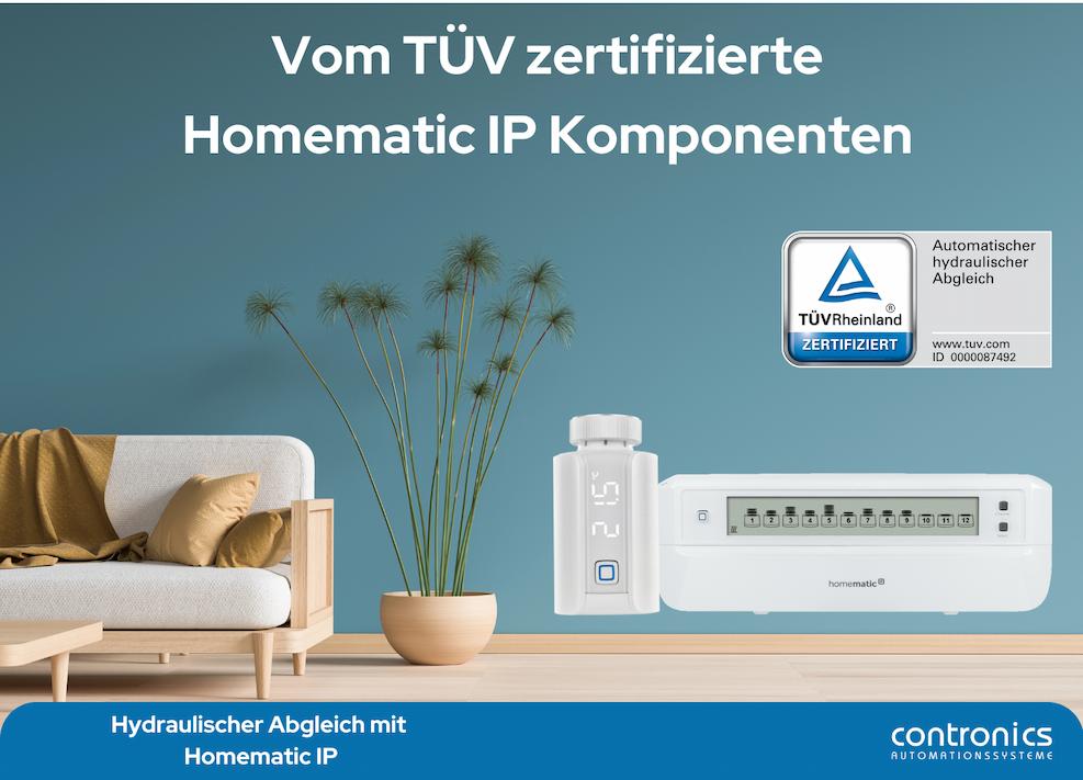 Welche Komponenten von Homematic IP wurden vom TÜV zertifiziert