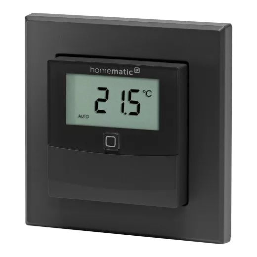 Homematic IP Temperatur- und Luftfeuchtigkeitssensor mit Display - anthrazit– Kurzbezeichnung: HmIP-STHD-A