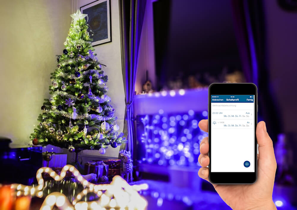 Weihnachtsbeleuchtung mit App steuern - Homematic IP